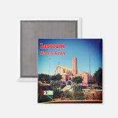 zEH004 LAAYONE、西サハラ、アフリカ、冷蔵庫 マグネット (正面/裏面)