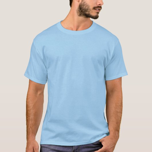 *Zei~ (基本的なTシャツ)のLT BLUEによるAu自然なClctn、 Tシャツ (正面)