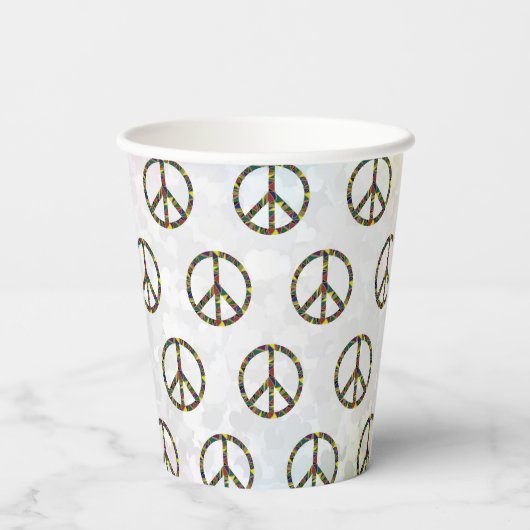 Zeichen für Frieden  Kaffeetasse 紙コップ (裏面)