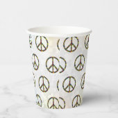 Zeichen für Frieden  Kaffeetasse 紙コップ (右)
