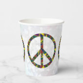 Zeichen für Frieden  Pappbecher 紙コップ (左)