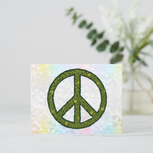Zeichen für Frieden Postkarte ポストカード (スタンド正面)