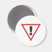Zeichen sign Ausrufezeichen exclamation mark マグネット (正面/裏面)