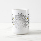 Zeigler、起源、意味および頂上 コーヒーマグカップ (中央)