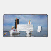 Zeilende Fubby's die op avontuur gaan. デスクマット (キーボード&マウス)
