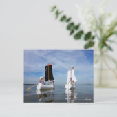 Zeilende Fubby's die op avontuur gaan. ポストカード (スタンド正面)