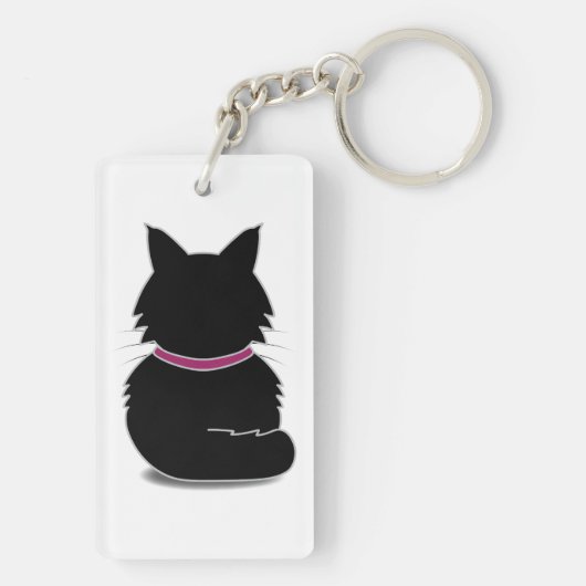 Zelda黒猫Keychain キーホルダー (裏面)