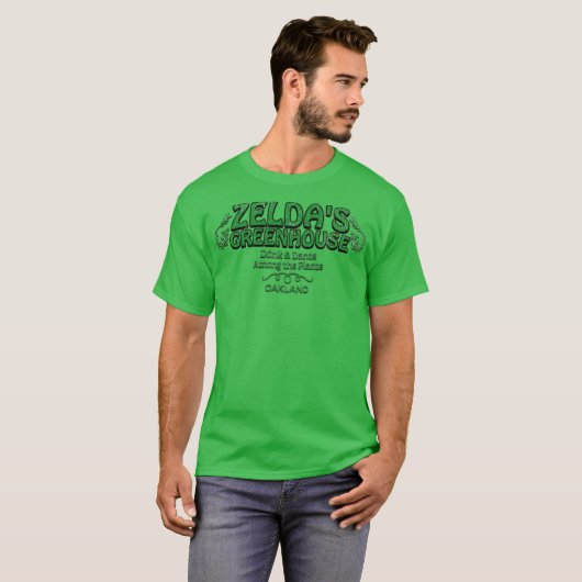 Zelda's Greenhouse - Oakland Tシャツ (正面フル)