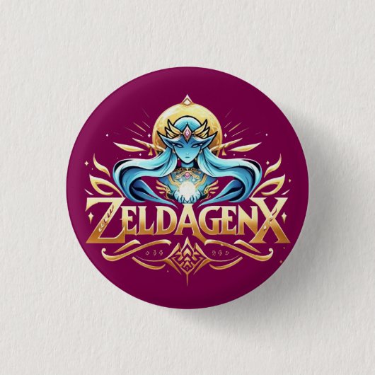 ZeldGenxボタン 缶バッジ (正面)