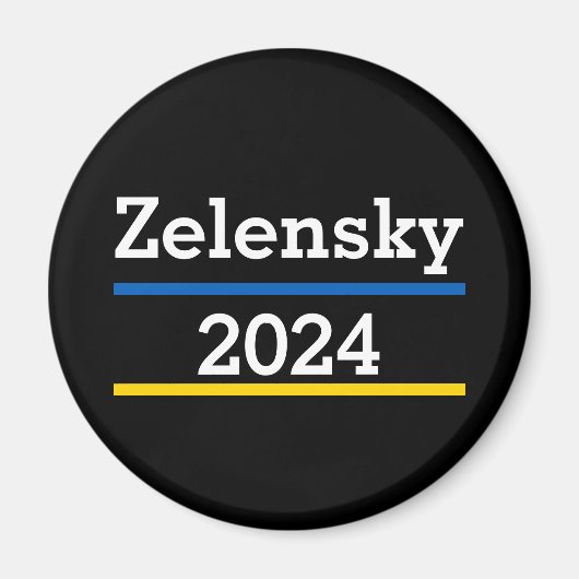 Zelensky 2024マグネット マグネット (正面)