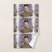 Zelensky & Ammunication Quote Quality Bath Towel バスタオルセット (ハンドタオル)