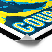 Zelensky - Courage - Ukraine  ポスター (角)