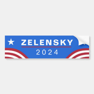 Zelensky for President Bumperステッカー バンパーステッカー