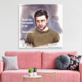 Zelensky, Volodymir Canvas Print キャンバスプリント (インサイチュ (リビング))