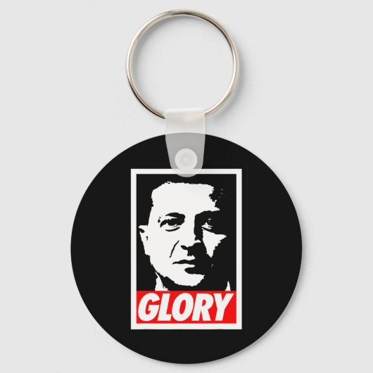 Zelenskyy - Glory To Ukraine Support Ukraine I Sta キーホルダー (正面)