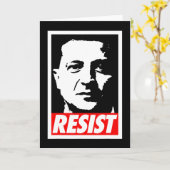 Zelenskyy - Resist Support Ukraine I Stand With Uk カード (黄色い花)