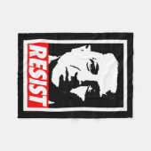 Zelenskyy - Resist Support Ukraine I Stand With Uk フリースブランケット (正面(横))