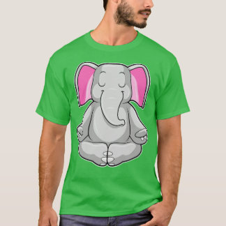 Zelephant at Yoga in Crossleged Tシャツ