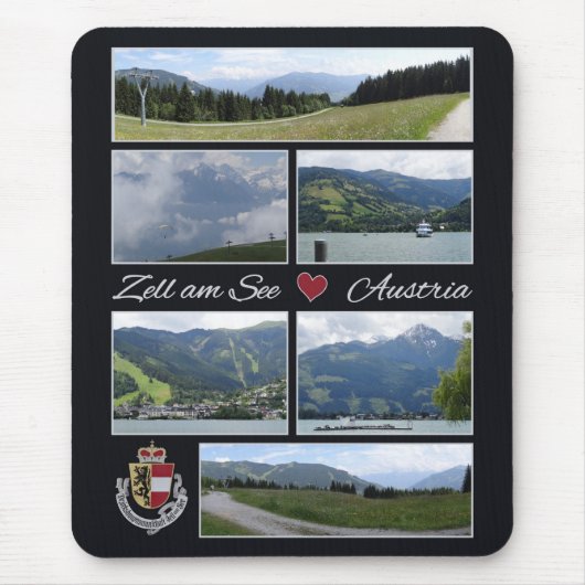 Zell AMは、オーストリアのmousepad見ます マウスパッド (正面)