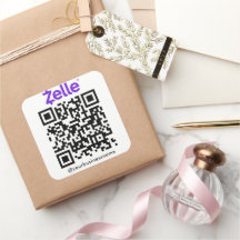 Zelle QRコード支払いスキャンを支払う白