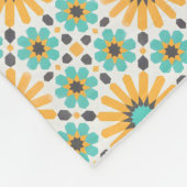 Zellige Radiance：アンダルシカラフルアン図形 フリースブランケット (角)