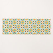 Zellige Radiance:アンダルシカラフルアン図形 ヨガマット (正面(横))