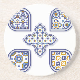 Zellijモロッコサンドストーンコースター – ジオメエレガントット コースター