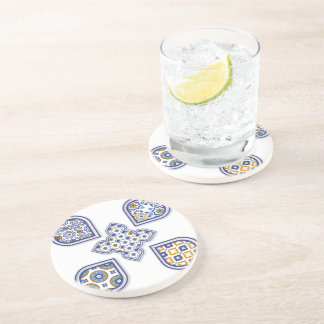 Zellijモロッコサンドストーンコースター – ジオメエレガントット コースター