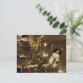 Zelma with the christmas tree ポストカード (スタンド正面)