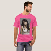 Zeman Michelle Rodriguez -有名人(油絵を描Ar) Tシャツ (正面フル)