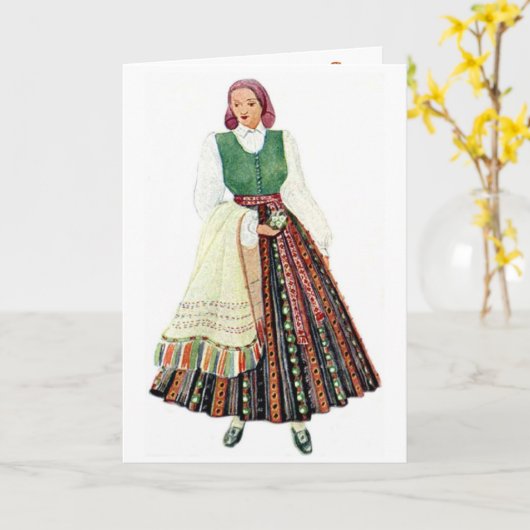 zemgaleのtautasのterps カード (黄色い花)