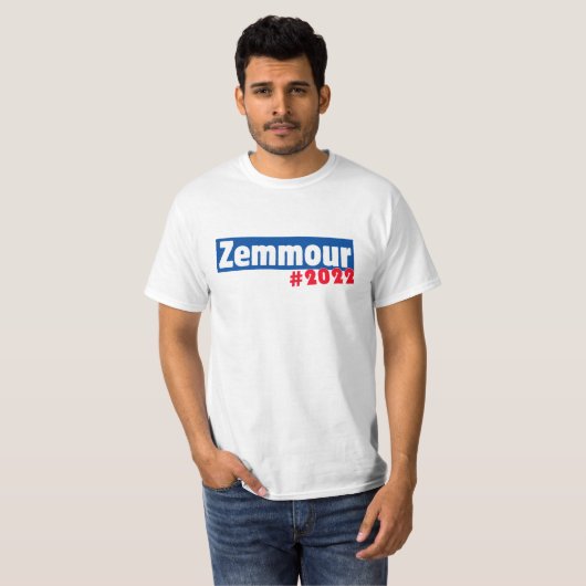 Zemmour #2022 tシャツ (正面フル)