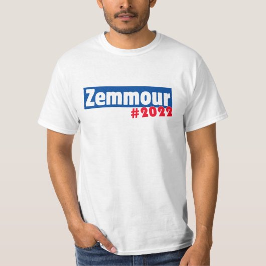 Zemmour #2022 tシャツ (正面)