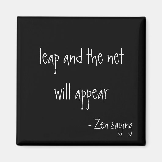 Zenことわざ – マグネット (正面)