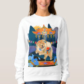 ZENカーニバルチャウ – 白または黒のシャツ スウェットシャツ (正面)