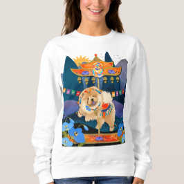 ZENカーニバルチャウ – 白または黒のシャツ スウェットシャツ