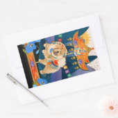 ZENカーニバルチョウ長方形シール 長方形シール (封筒)