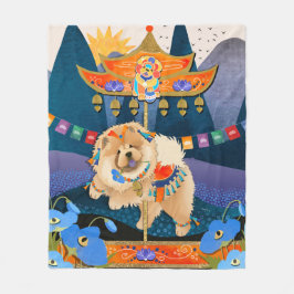 ZENカーニバルチョウ – フリースブランケット3サイズ フリースブランケット