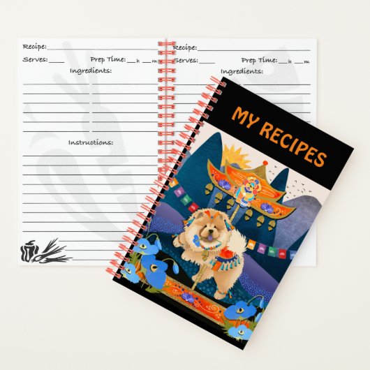 ZENカーニバルチョウ – レシピカスタマイズBOOK ノートブック (内側)