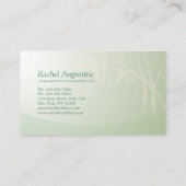 ZENストーンバンブーマッサージセラピーサロンスパロイヤリティ ロイヤリティカード (裏面)