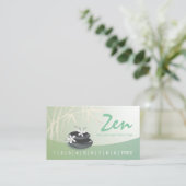 ZENストーンバンブーマッサージセラピーサロンスパロイヤリティ ロイヤリティカード (スタンド正面)