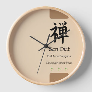 Zenダイエット食べモアベギーズタンBG 壁時計