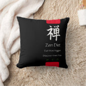 Zenダイエット食べモアヴェギーズブラックBG クッション (ブランケット)