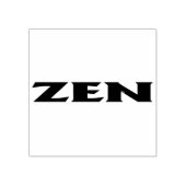 Zen大ゴム印wハンドル ラバースタンプ (インプリント)