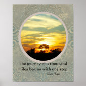 zen引用文ポスター自然フォトアートの旅 ポスター (正面)