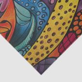 Zen抽象芸術切り離し 薄葉紙 (詳細)