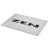 Zen白黒ガラス切断板 カッティングボード (角)