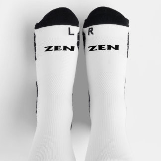 Zen白黒内向き高性能ソックス ソックス