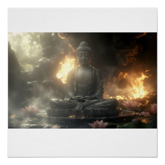 ZEN - 仏教 - 瞑想 ポスター (正面)