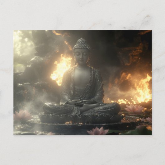 ZEN - 仏教 - 瞑想 ポストカード (正面)